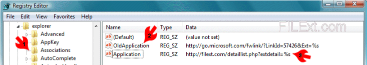 Vista Regedit View