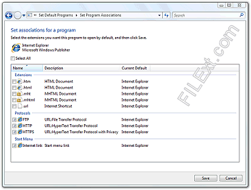 Windows Program Defaults View 2